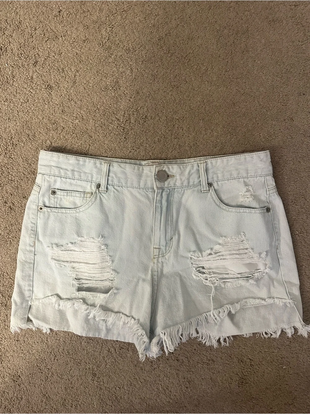 Light denim GB Jean shorts